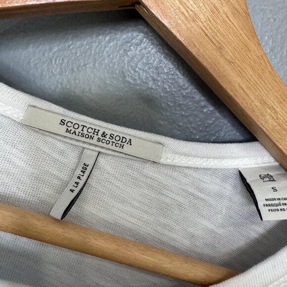 SCOTCH & SODA resort tie dye short sleeve top size S - Picture 4 of 8